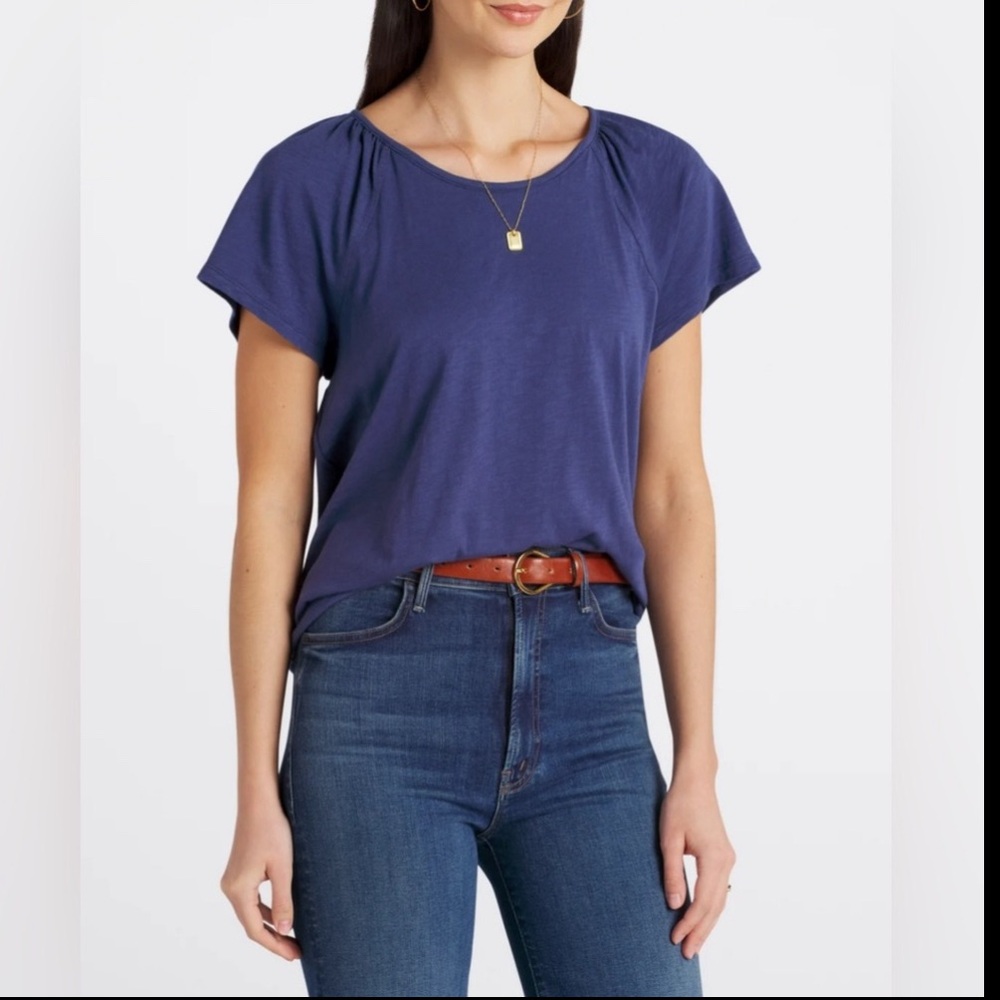 MASON & BELLE Kelli Lace Detail Knit Top